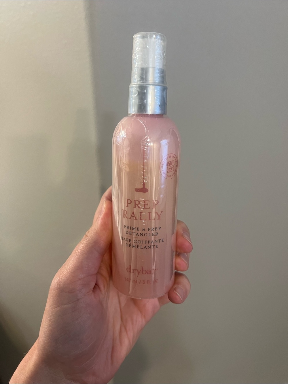 Drybar Prep Rally Prime & Prep Detangler - Soft Pink